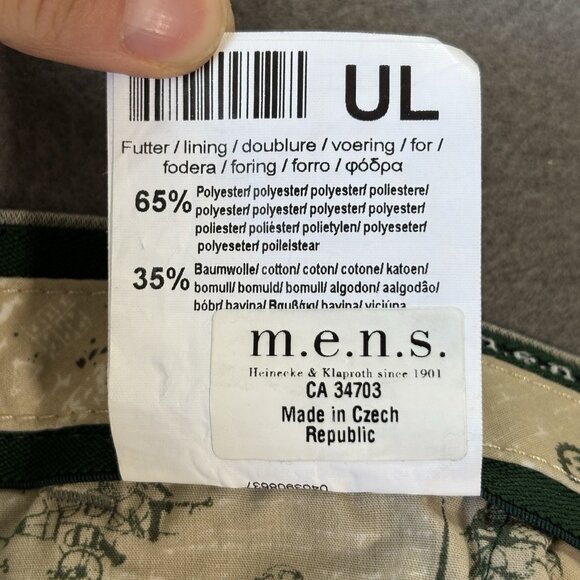 M.E.N.S Heinecke Klaproth Pants Mens 40 Green Modern Fit Outdoor Preppy Classic - Picture 10 of 16
